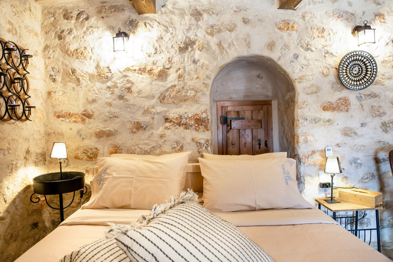 Bedroom 3, Dandy Villas Tower-Built in 17th century, Peloponnese