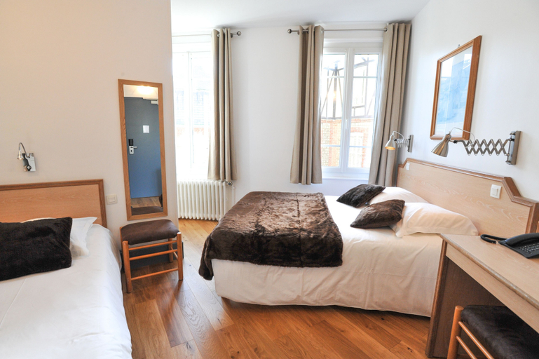 Bedroom 4, Hôtel des Falaises, Seine-Maritime