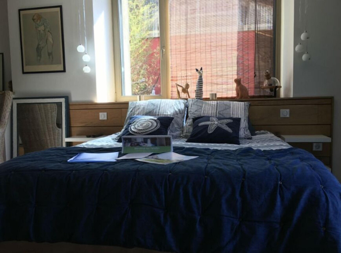 Bedroom 2, Chambres d'hôtes les Perrettes, Mayenne