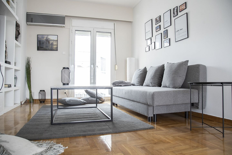 Living area 4, Amazing Renovated Penthouse In Pagkrati, Attica