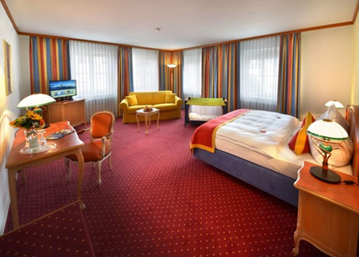 Bedroom 2, Luitpoldpark Hotel, Ostallgäu