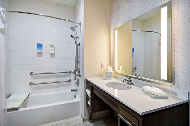 Bathroom 4, Home2 Suites by Hilton Fort Worth Fossil Creek, Fort Worth