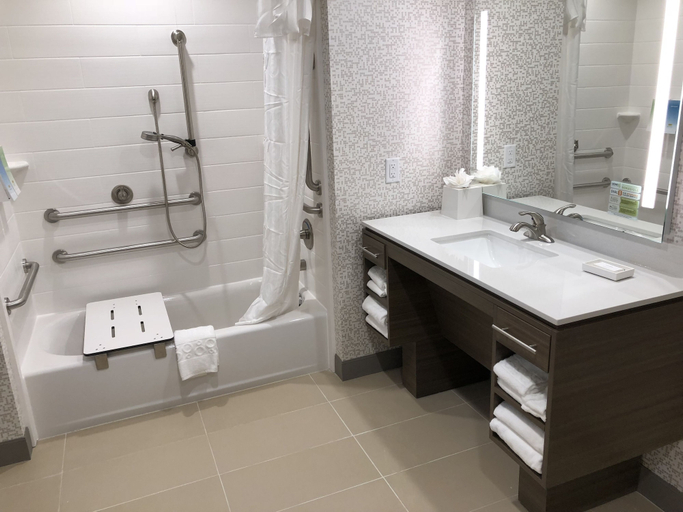 Bathroom 4, Home2 Suites by Hilton Port Arthur, TX, Jefferson
