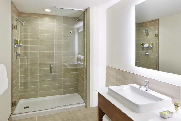 Bathroom 4, Element by Marriott Seattle Redmond, King
