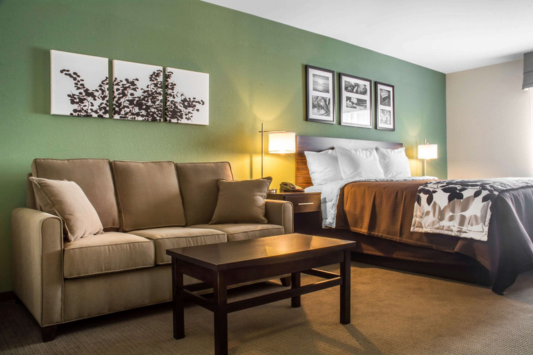 Bedroom 3, Sleep Inn & Suites Syracuse Airport, Onondaga