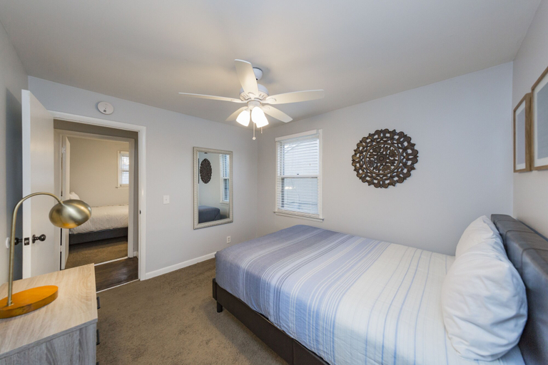 Bedroom 2, Savor the Homey Vibe at a Chilled Nest Five Min Downtown, Davidson