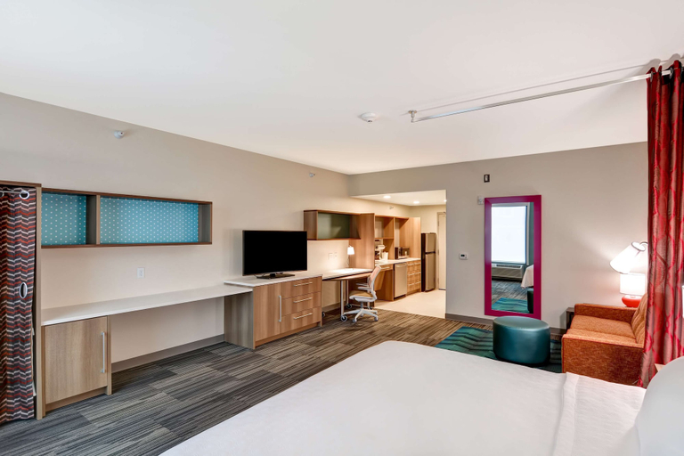 Bedroom 3, Home2 Suites by Hilton Lafayette, IN, Tippecanoe