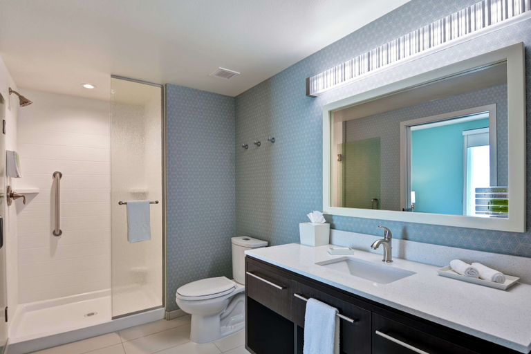 Bathroom 4, Home2 Suites by Hilton Las Vegas Strip South, Clark