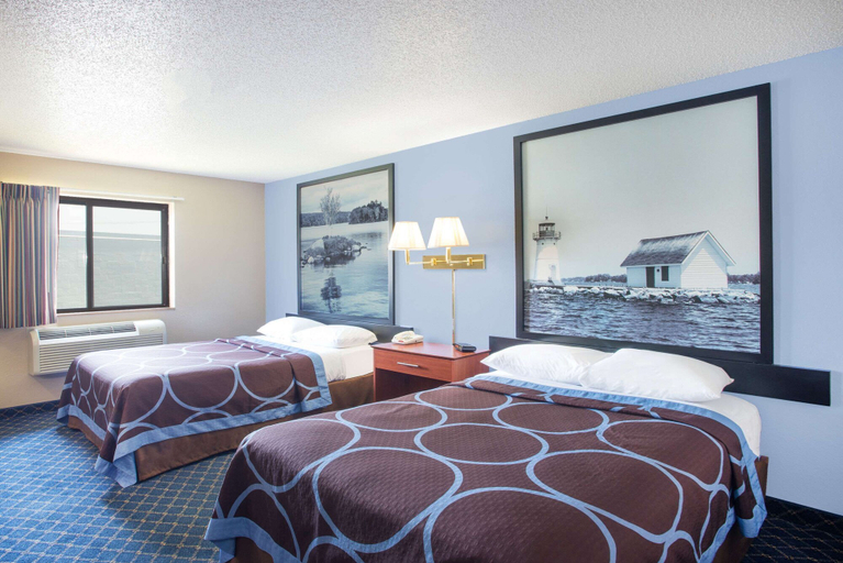 Bedroom 3, Super 8 by Wyndham Massena NY, Saint Lawrence