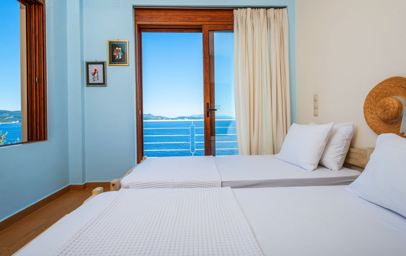 Bedroom 3, Iris Villas Lefkada - Karavi Villa, Ionian Islands