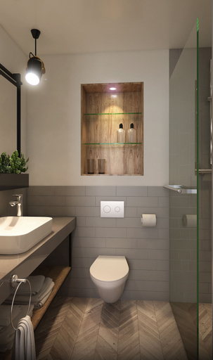 Bathroom 5, Residence Inn Slough, Slough