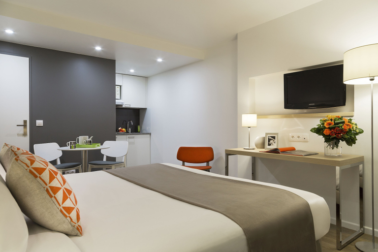 Bedroom 4, Citadines Presqu'île Lyon, Rhône