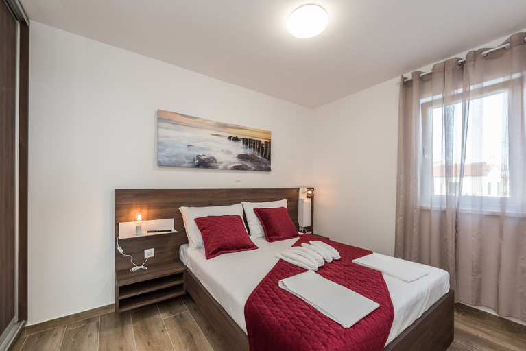 Bedroom, Pool Apartments Banta B, Novalja