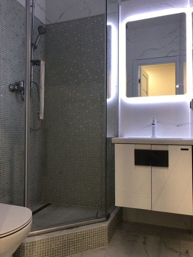 Bathroom 4, Central Bay Studios. 7min Station, Arbat Street, Vladivostok gorsovet