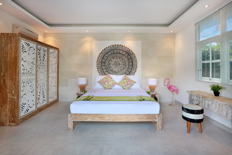 Bedroom 2, Seminyak White Design Villa, Badung