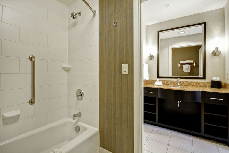 Bathroom 4, Homewood Suites by Hilton Fort Worth West at Cityview, TX, Fort Worth