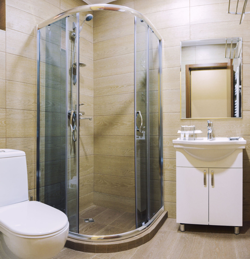 Bathroom, Hotel 4100, Kazbegi