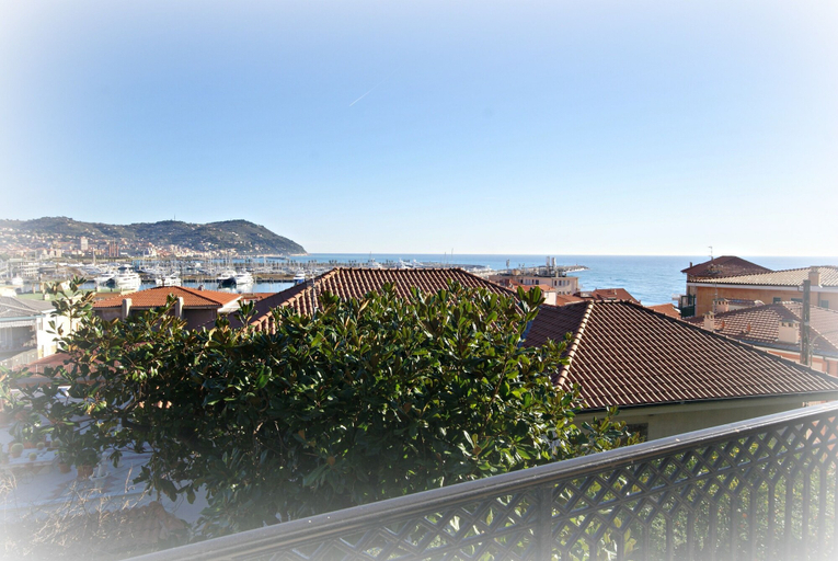 View from room 2, Casa Gazzano, Imperia