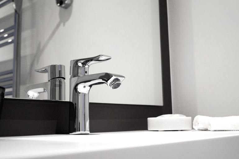 Bathroom 4, Hotel Bella Italia, Sønderborg