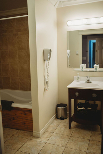 Bathroom 3, The Carriage House Inn, Division No. 6