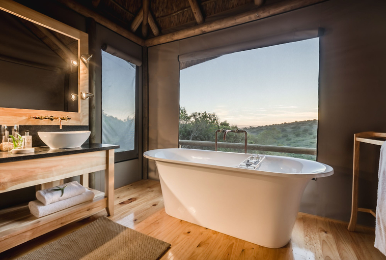 Bathroom 5, Bukela Game Lodge Amakhala Game Reserve, Cacadu