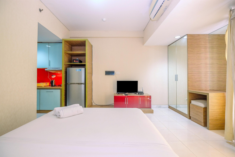 Bedroom 2, Simple and Comfy Studio Room at Tamansari Sudirman Apartment By Travelio, Jakarta Selatan