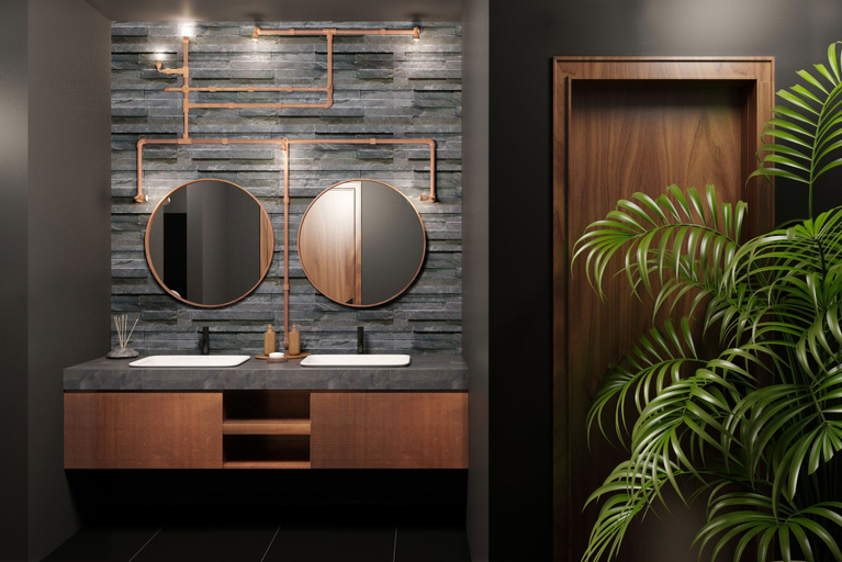 Bathroom 4, Hotel Samzeo, Akhmeta