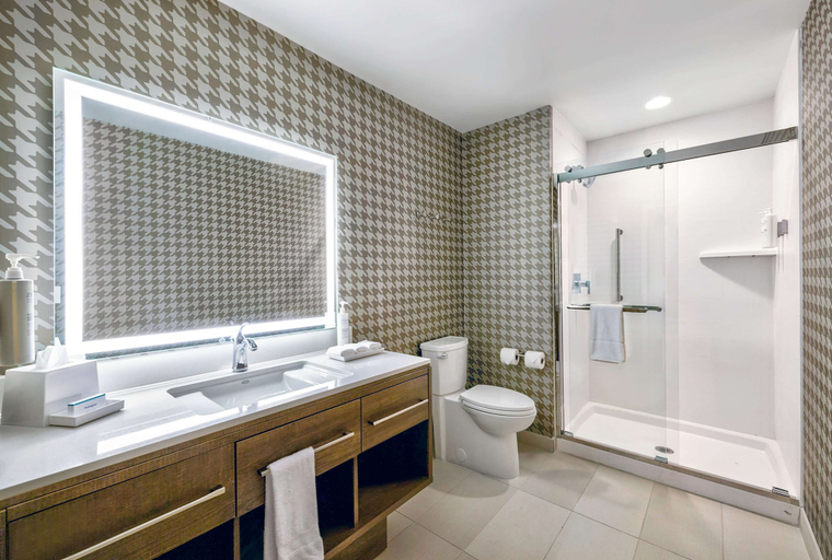 Bathroom 4, Home2 Suites by Hilton Minneapolis Downtown, MN, Hennepin