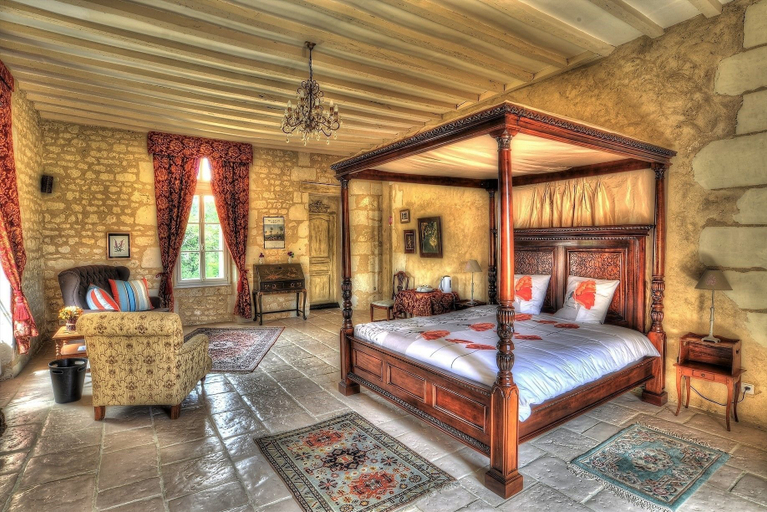 Bedroom 4, Château de Blavou, Orne