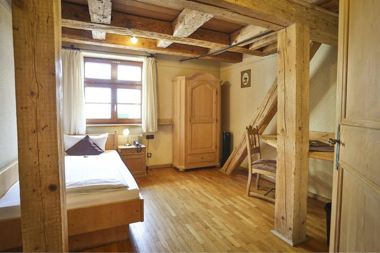 Bedroom 3, Hotel Brauereigasthof Fuchs, Augsburg