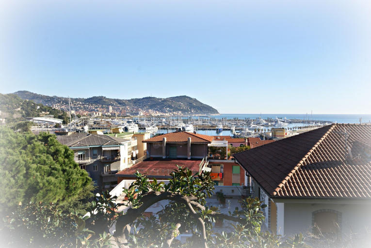 View from room 3, Casa Gazzano, Imperia