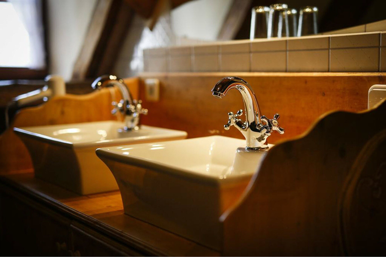 Bathroom 5, Hotel Brauereigasthof Fuchs, Augsburg