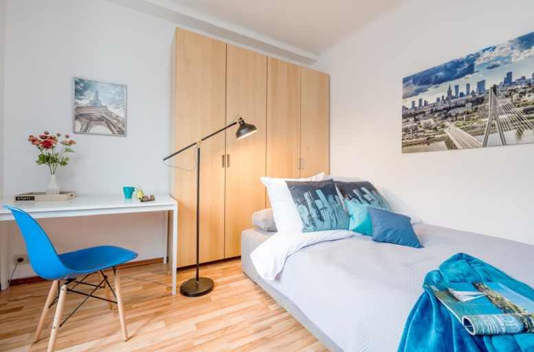 Bedroom, P&O Apartments Waszyngtona, Warsaw