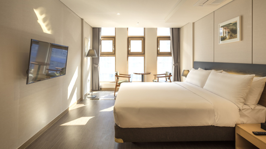 Bedroom 5, The First Stay Hotel, Gangseo