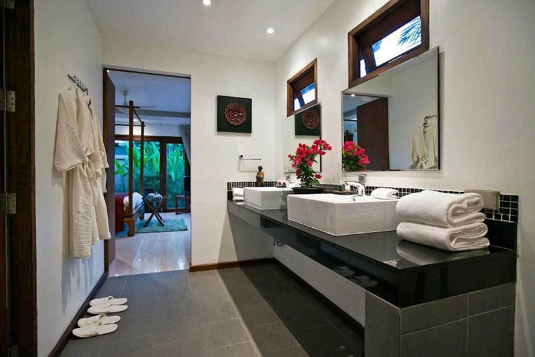 Bathroom, 2 Bedroom Pool Villa 4 min walk to beach SDV032-By Samui Dream Villas, Ko Samui