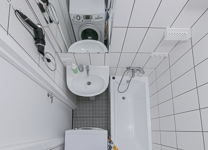 Bathroom, City of Rivers near Hermitage 2 Rooms, Sankt-Peterburg gorsovet