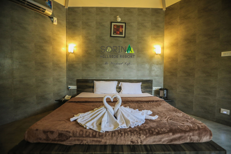 Bedroom 2, Sorina Hillside Resort, Pune