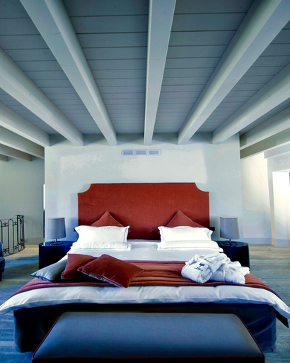 Bedroom, Podere Castel Merlo Resort, Bergamo
