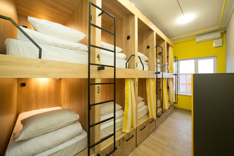 Bedroom 2, Hotel Bee Station - Hostel, Desnians'kyi