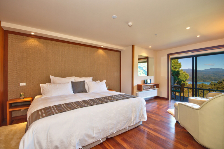 Bedroom 3, Westhaven Retreat, Tasman
