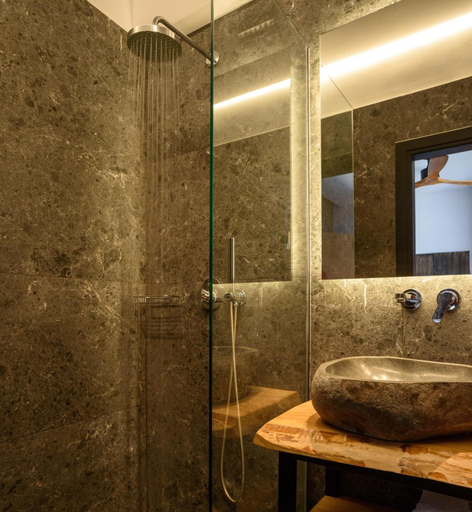 Bathroom 5, Vrachos Suites Mykonos, South Aegean