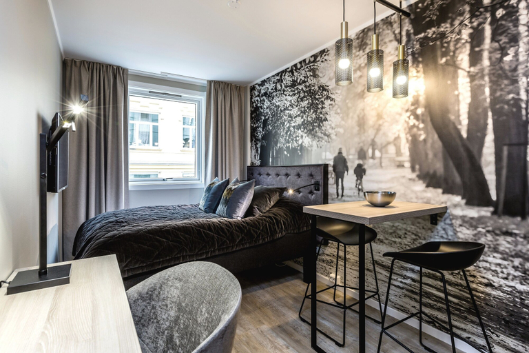 Bedroom 2, Newly redecorated studio Bikes, Oslo