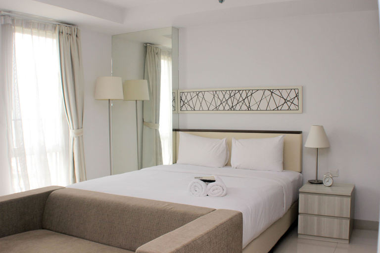 Bedroom 2, Comfort And Minimalist Studio At Azalea Suites Apartment, Cikarang