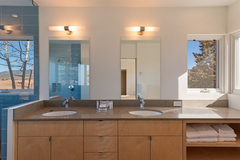 Bathroom 3, Butterfly House - Spectacular Modern Design and Mountain Views, Santa Fe