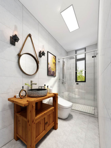 Bathroom 4, CSDY Guesthouse, Shanghai
