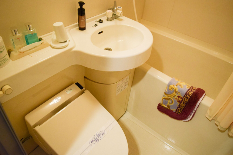 Bathroom, Beachside Hotel Kashimaso, Tonoshō