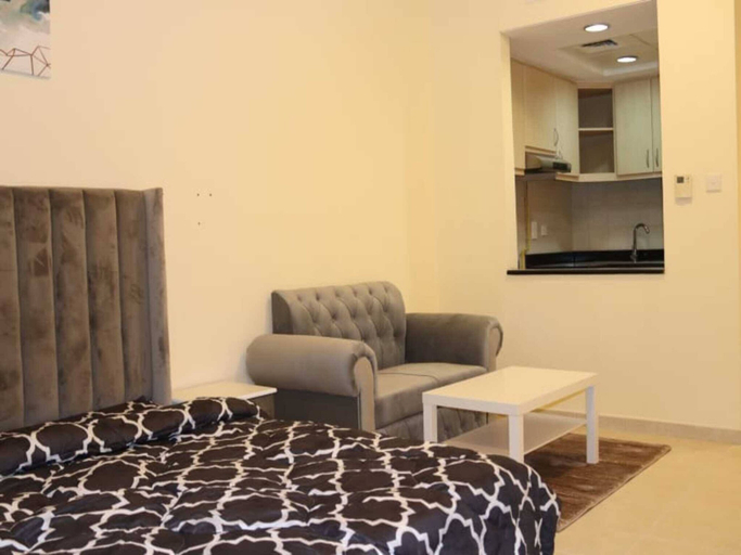 Bedroom 4, Lovely Studio With Balcony And Free Parking, Dubai