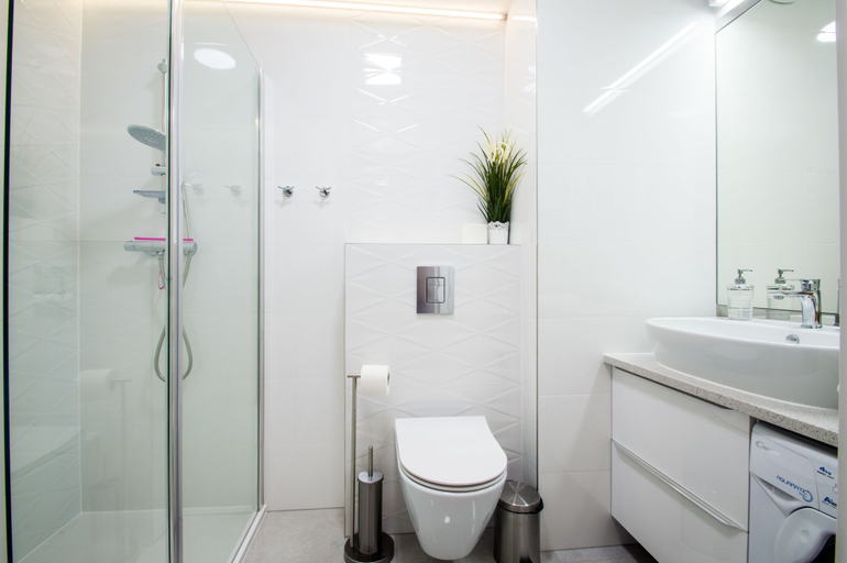 Bathroom 3, Grand Apartments - Waterlane Island SPA, Gdańsk City