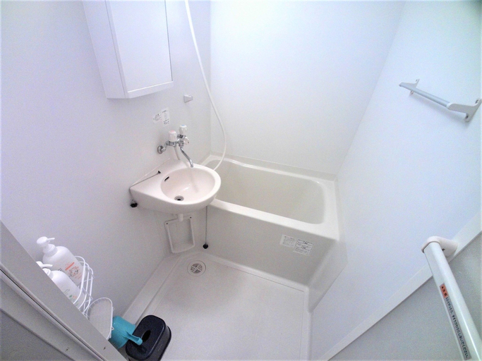 Bathroom 3, Apartment near Tram in Okayama, Okayama