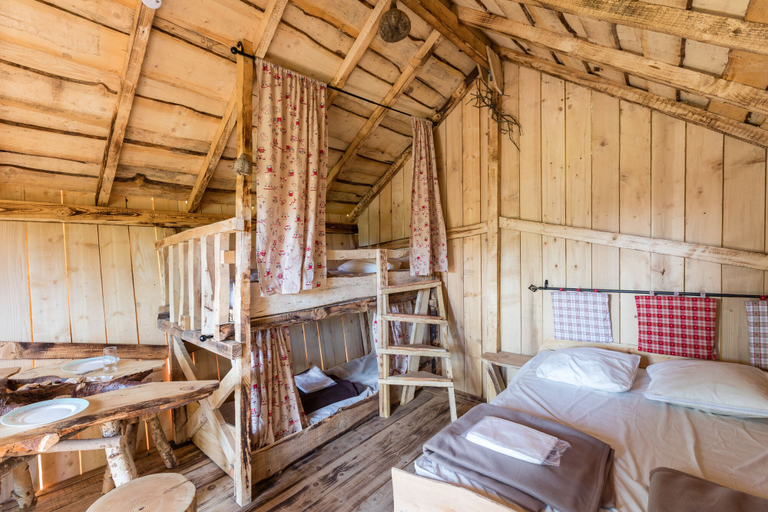 Bedroom 2, Camping Les Castors - Cabanes Insolites, Haut-Rhin